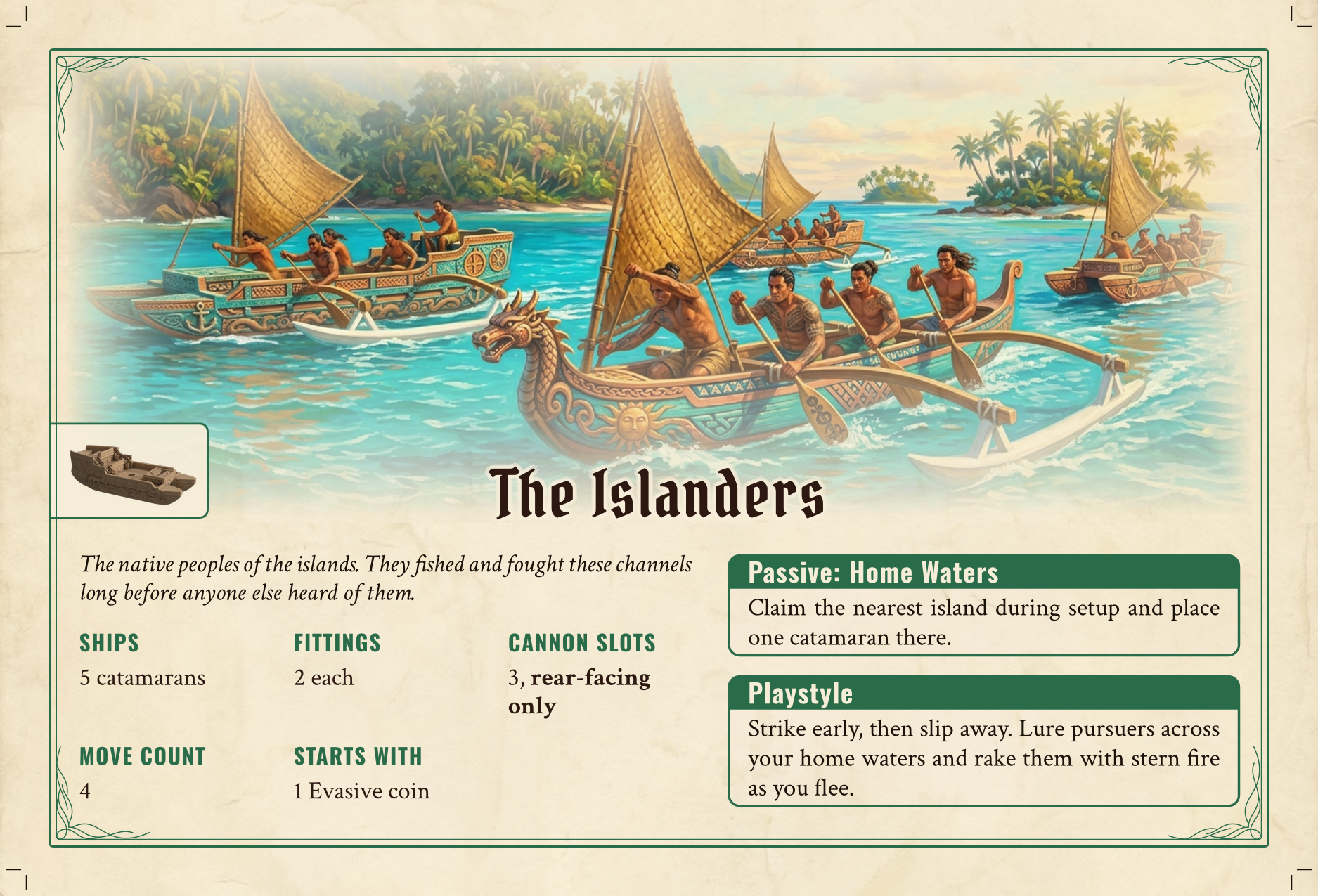 The Islanders faction card